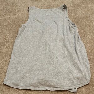 Gray lululemon open front tank